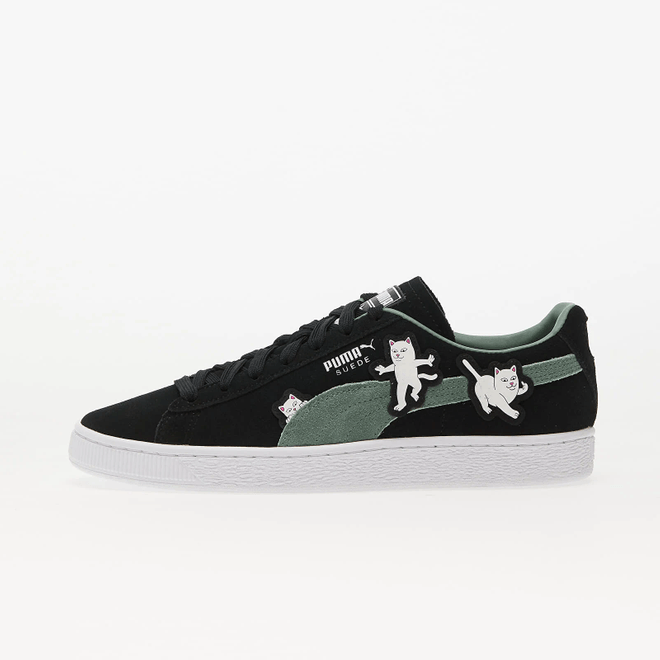 Puma x RIPNDIP Suede Puma Black/ Eucalyptus 39387201