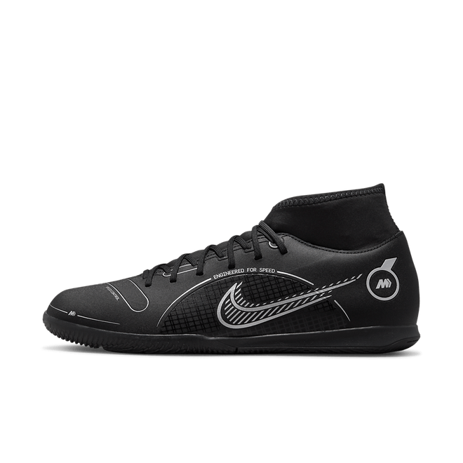 Nike Mercurial Superfly 8 Club IC 'Black Metallic Silver' DJ2907-007
