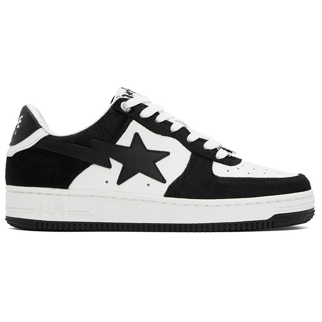 A Bathing Ape Bape Sta Black Calf Hair 1J80-191-050 BLK