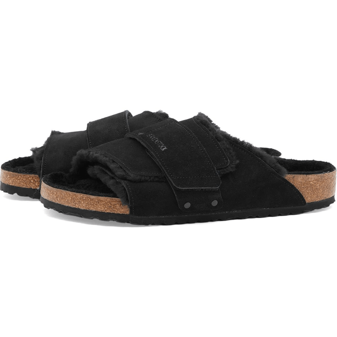 Birkenstock Kyoto Shearlg Black Suede 1023177