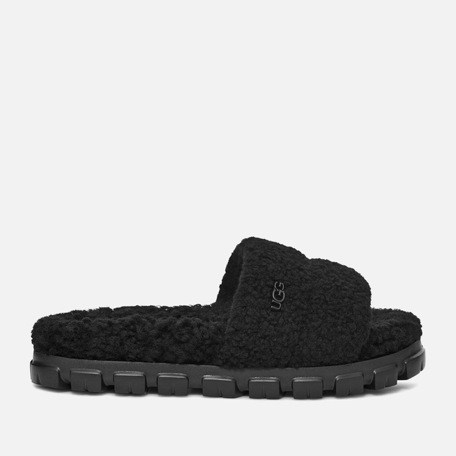 UGG Cozetta Curly Sheepskin Slippers 1130838-BLK