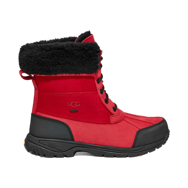 UGG Butte Samba Red Black 1130809-SRBCK