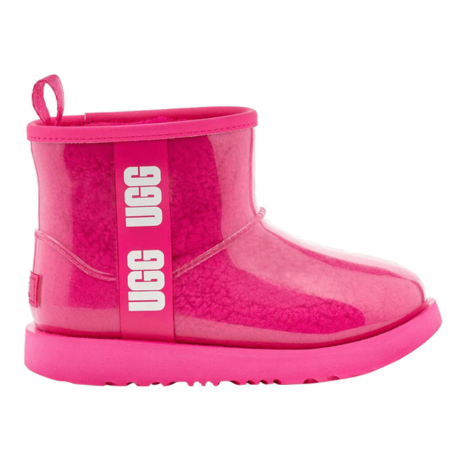UGG Classic Clear Mini II Boot Rock Rose (Kids) 1112386K-RCR