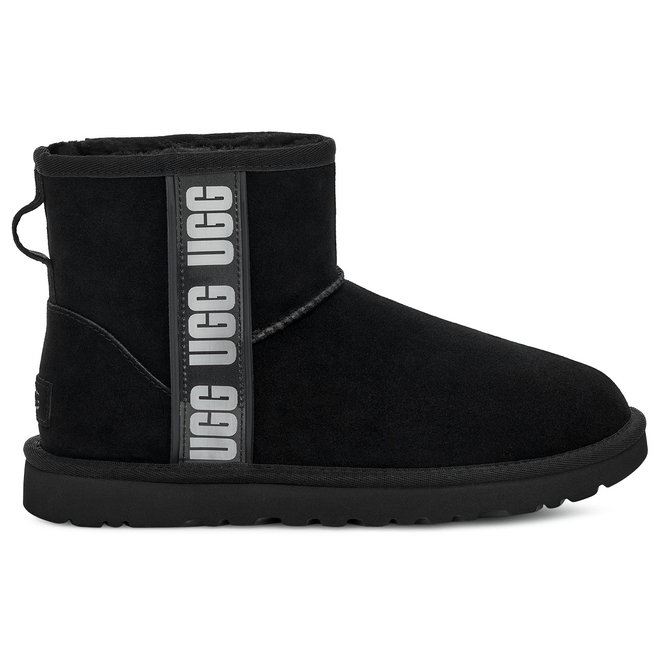 UGG Classic Mini II Boot Side Logo Black (Women's) 1134962-BLK