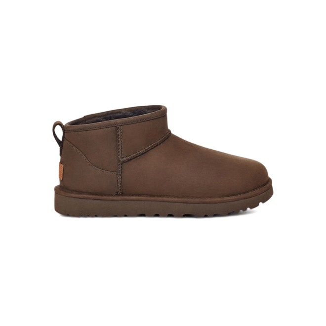UGG Classic Ultra Mini Leather Boot Brown 1157170-CHO
