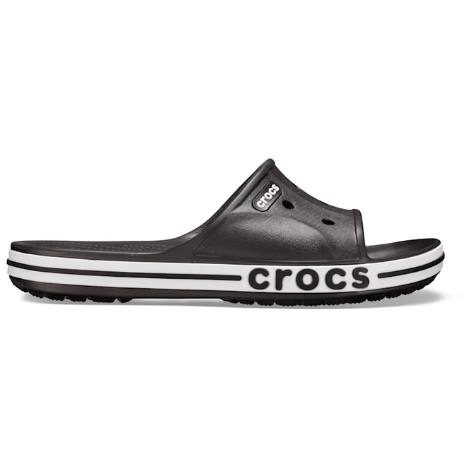 Crocs Bayaband Slides Black / White 