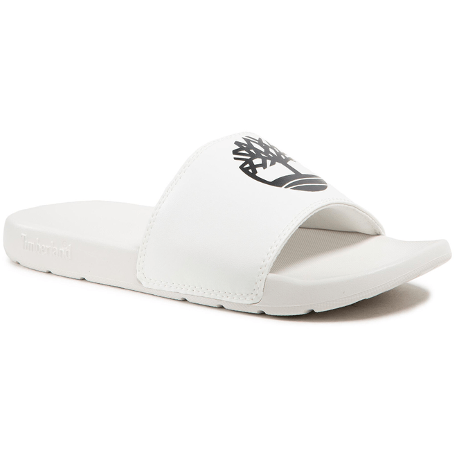 Timberland Playa Sands Genderneutrale Badslipper In Wit Wit Unisex, Grootte 47.5 TB0A24WN100