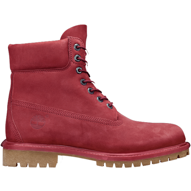 Timberland 6" Boot Pomegranate Burgundy Nubuck TB0A1QYGM49