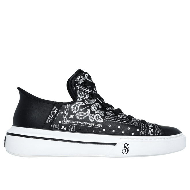 Skechers Premium Leather Slip 251017-BKW