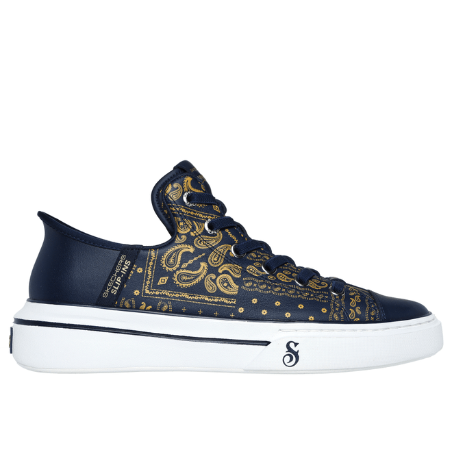 Skechers Premium Leather Slip 251017-NVY