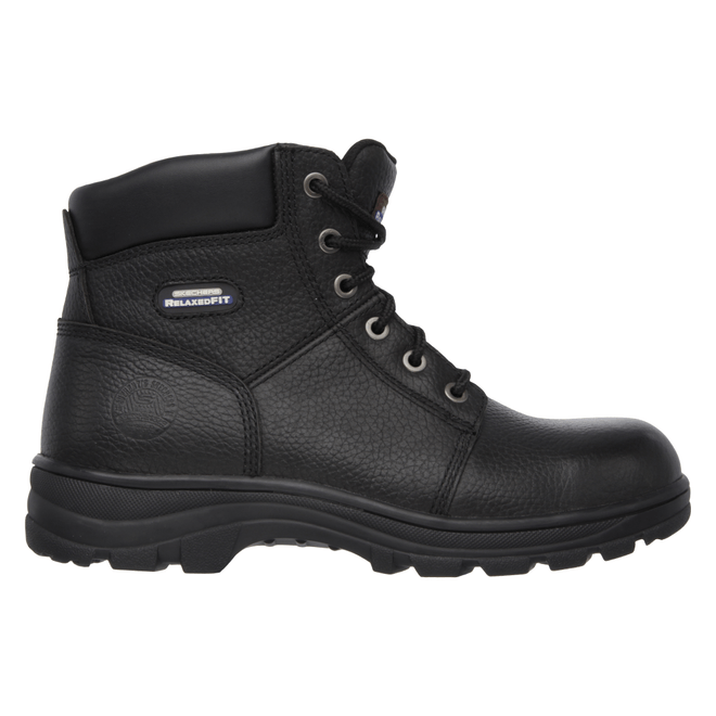 Skechers Work Relaxed Fit: Workshire ST Shoes  77009EC-BLK