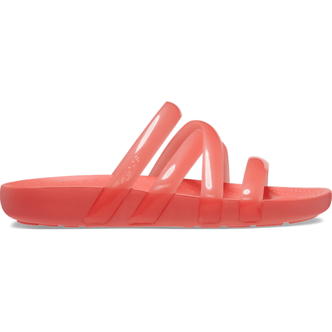 Crocs Splash Glossy Strappy SandalNeon Watermelon 