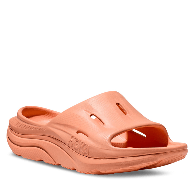HOKA Ora Recovery Slide 3 Sandal in Papaya/Papaya, Size M8.5/ W9.5 Papaya 1135061-PPYP