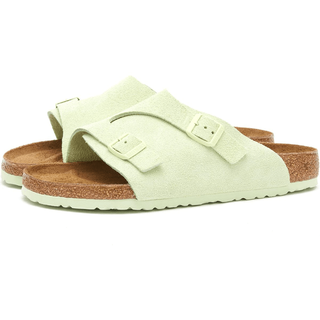 Birkenstock Zürich Faded Lime Suede 1026775