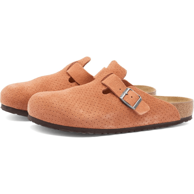 Birkenstock Boston Burnt Orange Embossed Dots 1027100