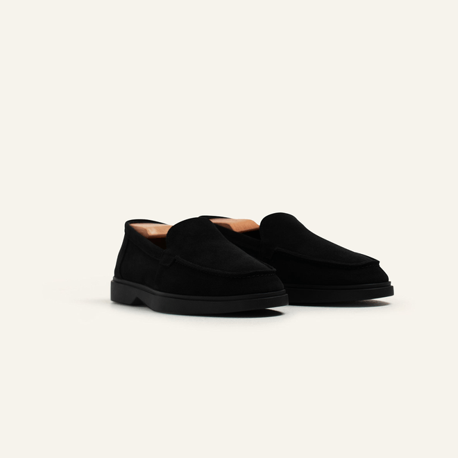 Mason Garments Amalfi Loafer Tonal Black ESS-10E