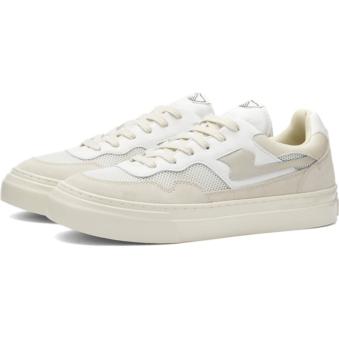 Stepney Workers Club Men's Pearl S-Strike Suede Sneaker Ecru Putty YA09136