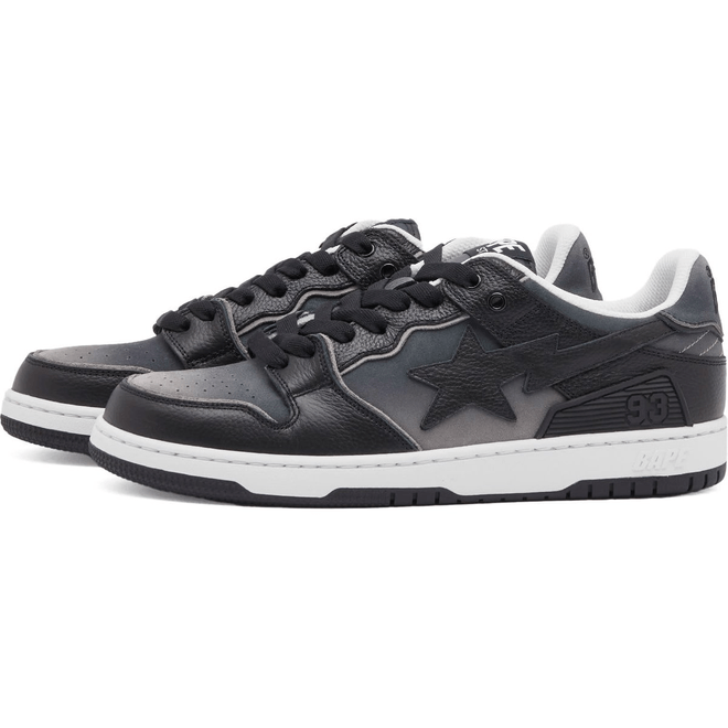 A Bathg Ape Men's Bape Sk8 Sta #4 Sneaker Black 001FWJ801058I-BLK