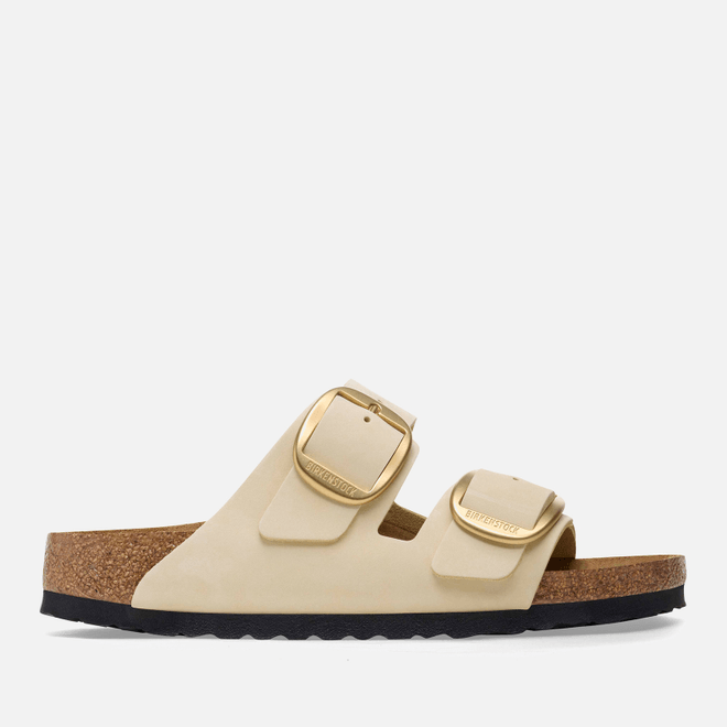 Birkenstock Arizona Big Buckle Slim Fit Nubuck Double Strap Nude 1026585