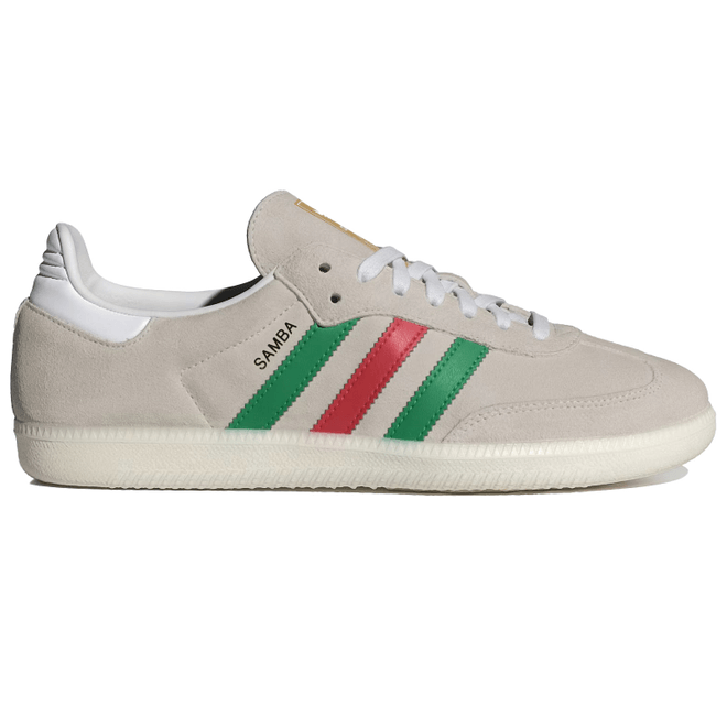 adidas Wmns Samba OG 'Crystal White Green Scarlet'  IG1826