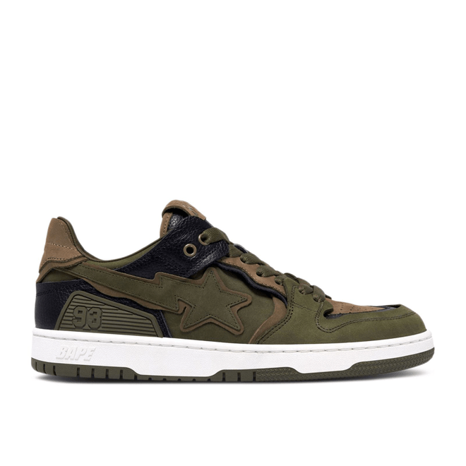 BAPE Sk8 Sta #6 'Olive Drab'  1K30191313 OLD