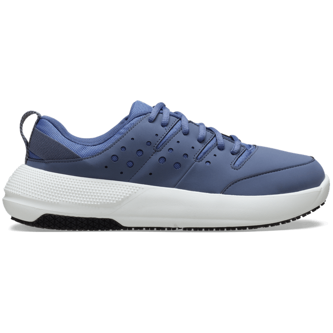 Crocs PFD Men On the Clock Slip Resistant Work Sneaker Sneakers Storm / Bijou Blue 
