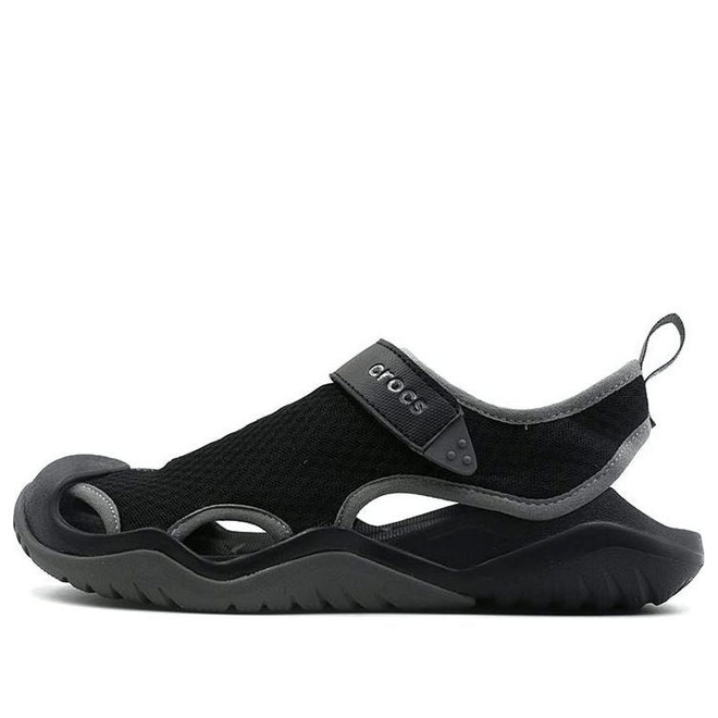 Crocs Swiftwater Sandals 'Black Dark Grey' 205289-001
