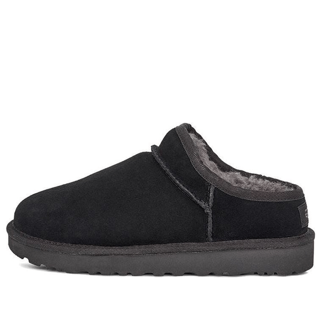  UGG Classic Slippers Fleece Lined Black 1108193-BLK