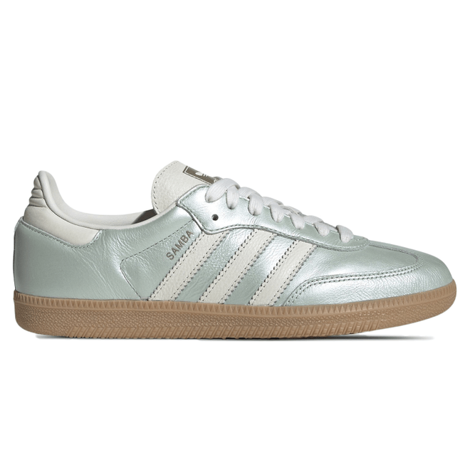 adidas Samba OG Linen Green Metallic (Women's) IG1965