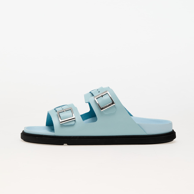 Birkenstock St Barths Natural Leather Mineral Blue 1026418