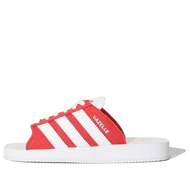 adidas Gazelle Beach Slides 'Red'  JQ7424