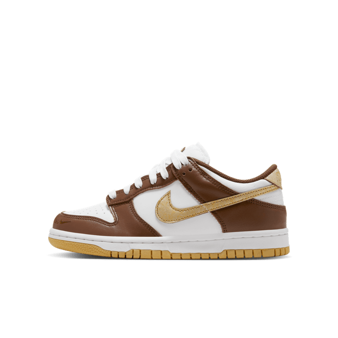 Nike Dunk Low (GS) White/Metallic Gold/White/Cacao Wow HM3725-171