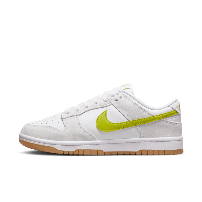 Nike Women's Dunk Low White/Bright Cactus/Gum Yellow HJ7335-133