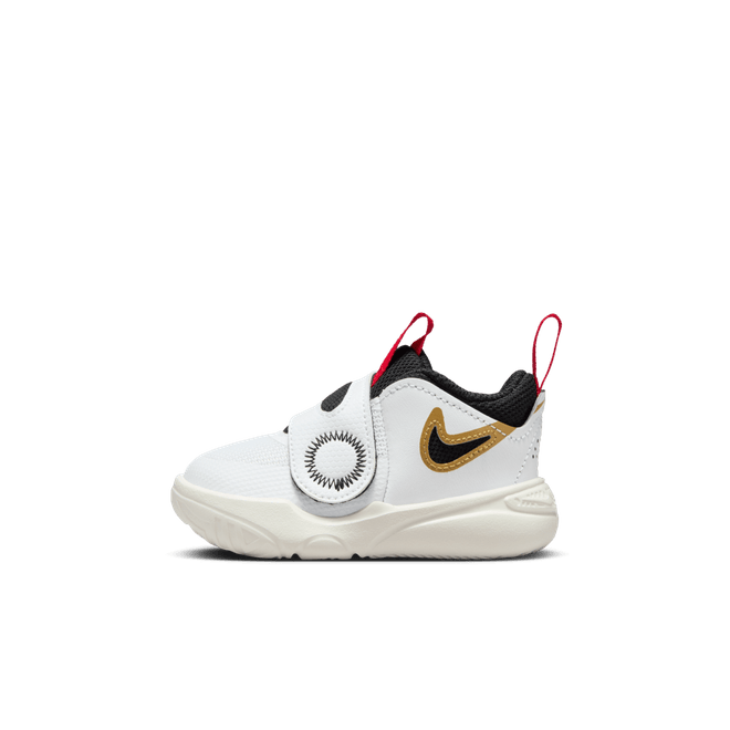 Nike Team Hustle D11 TD 'White Gold University Red'  DV8995 104