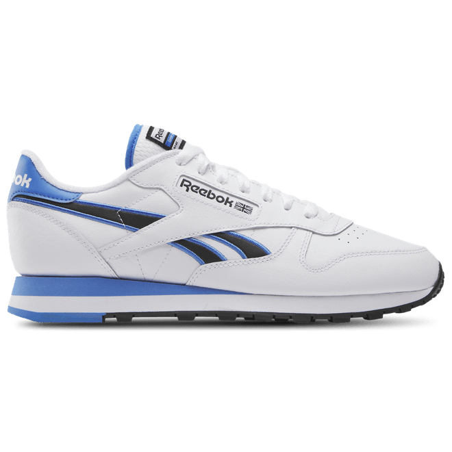 Reebok Classic Leather  White Kinetic Blue Black 100201078