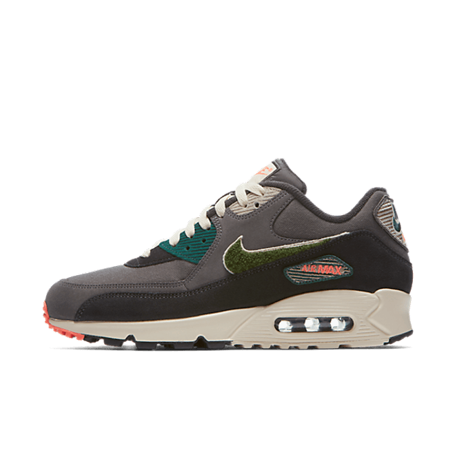 Nike Air Max 90 Premium SE Chenille 'Grey/Green'' 858954-002