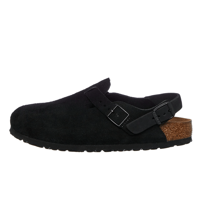 Birkenstock Narrow Tokio Suede Leather Black 1028348