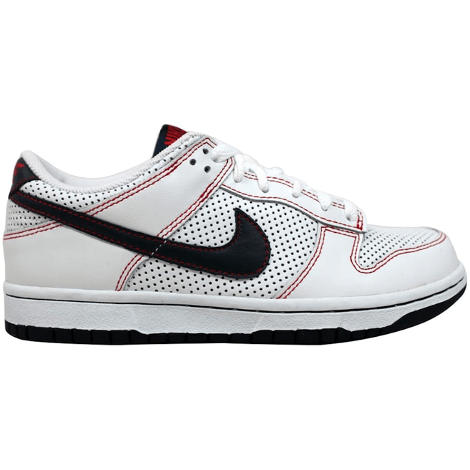 Nike Dunk Low White Obsidian Sport Red (Women's) 309324-142