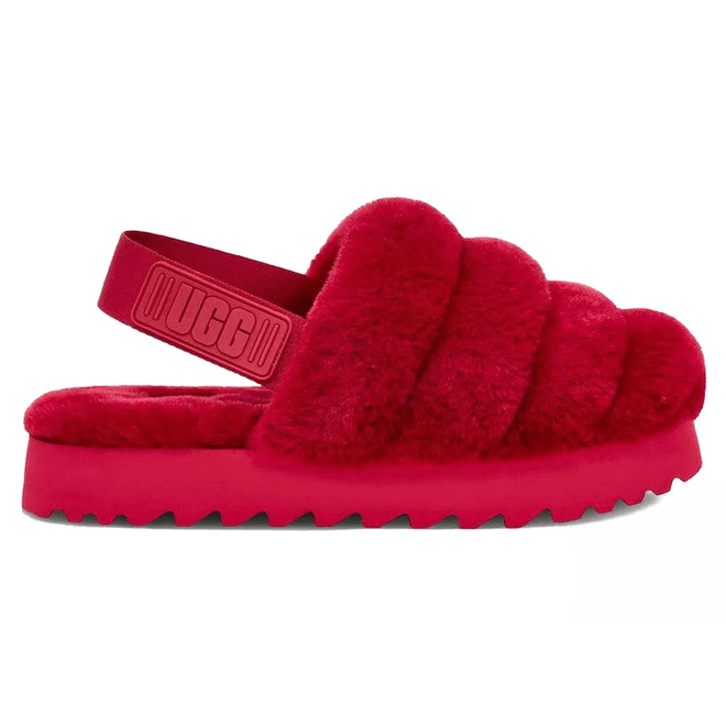 UGG Super Fluff Slipper Ribbon Red (Women's) 1121751-RBRD