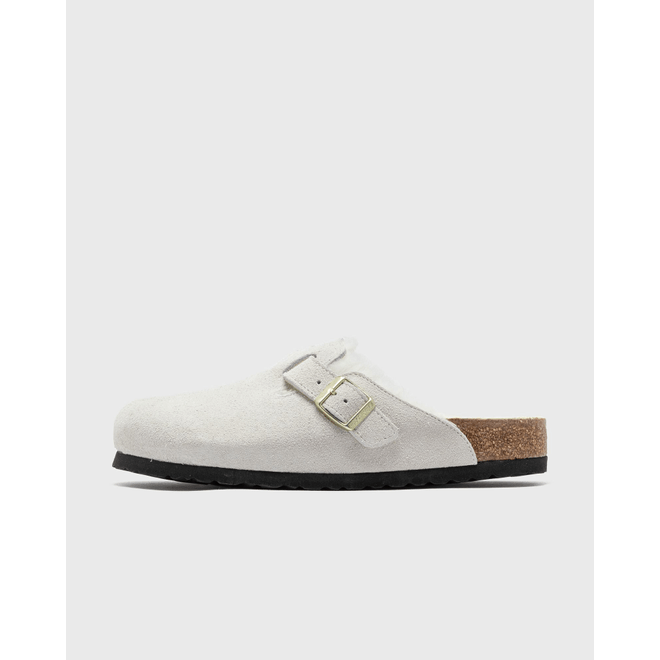 Birkenstock Boston Shearling Suede Leather/fur Wo 1026180