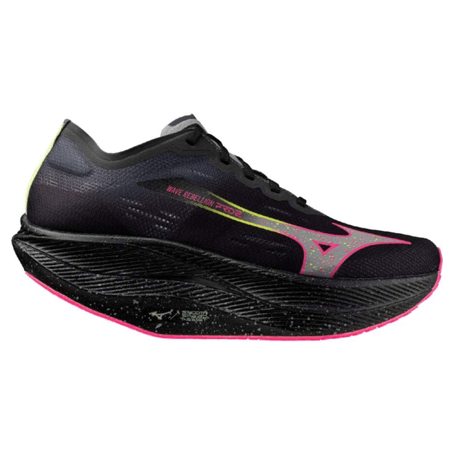 Mizuno Wave Rebellion Pro 2 Black Silver Pink Tetra U1GD241752