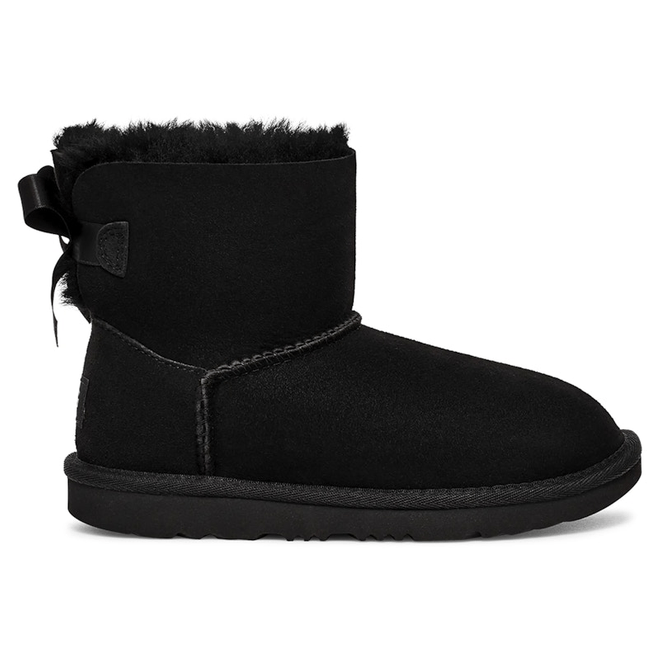 UGG® Mini Bailey Bow II Boot Kids Black 1017397K-BLK