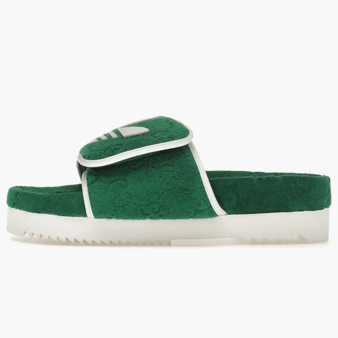adidas x Gucci GG Platform Sandal Green (Women's) 702398 UU010 3171