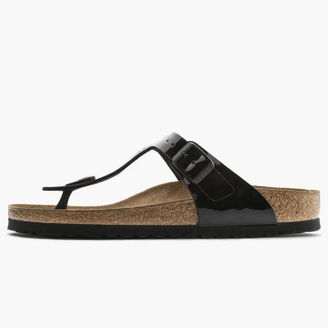 Birkenstock Gizeh Birko-Flor Black Patent 0043661