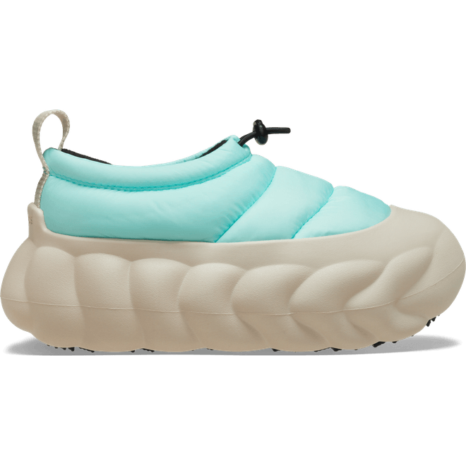 Crocs Unisex Overpuff Shorty Shoes Aquamarine / Multi  210668-4PE