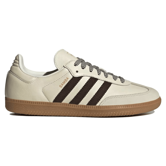 adidas Samba OG Off White Dark Brown (Women's) JS3181