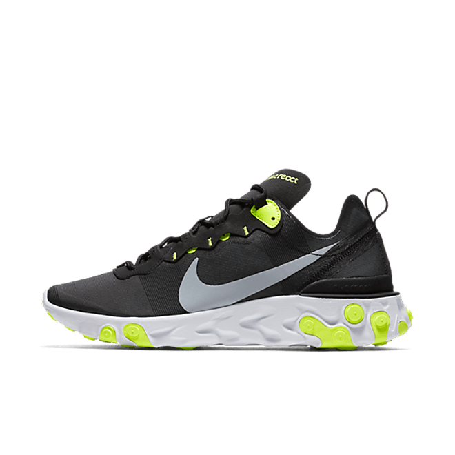 Nike React Element 55 'Black/Volt' BQ6166-001