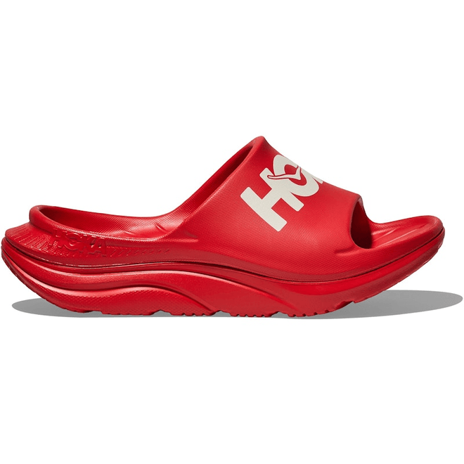 Hoka One One Ora Athletic Slide Vermillion White 1155154-VNW