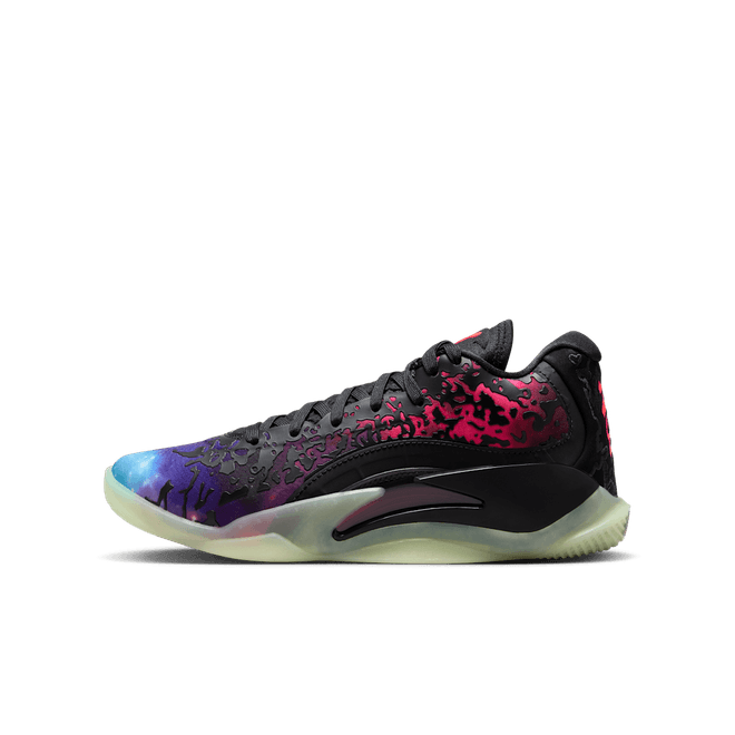 Air Jordan Zion 3 Black Vivid Purple Barely Volt Solar Red (GS) DV3869-006