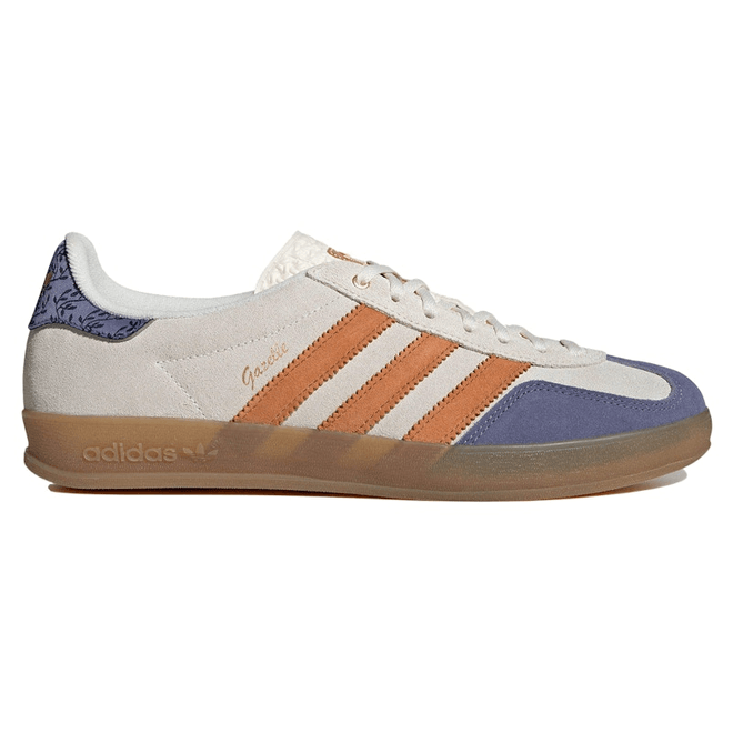 adidas Gazelle Indoor Cream White Blue Orange (Women's) JQ0956